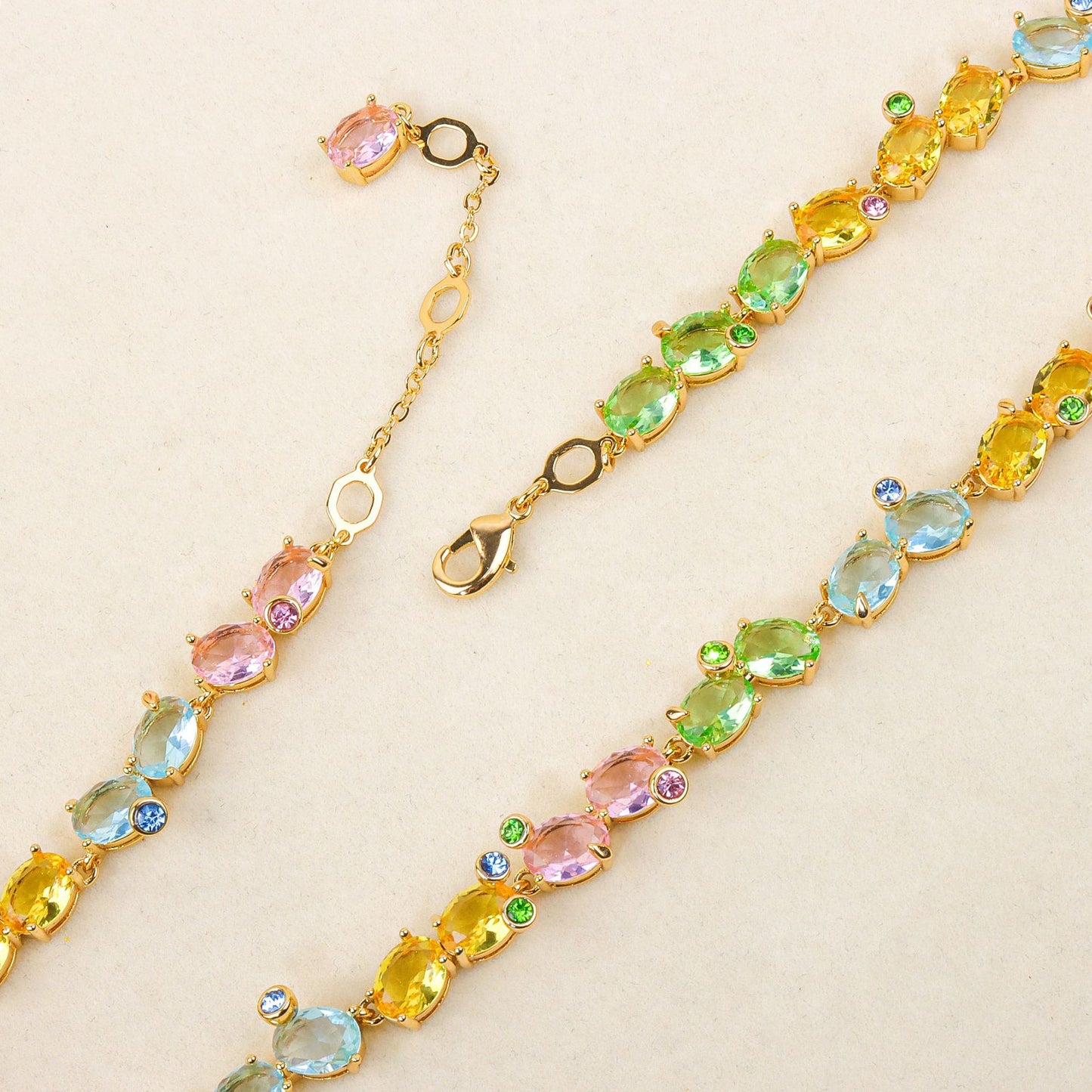 Colored zircon jewelry set