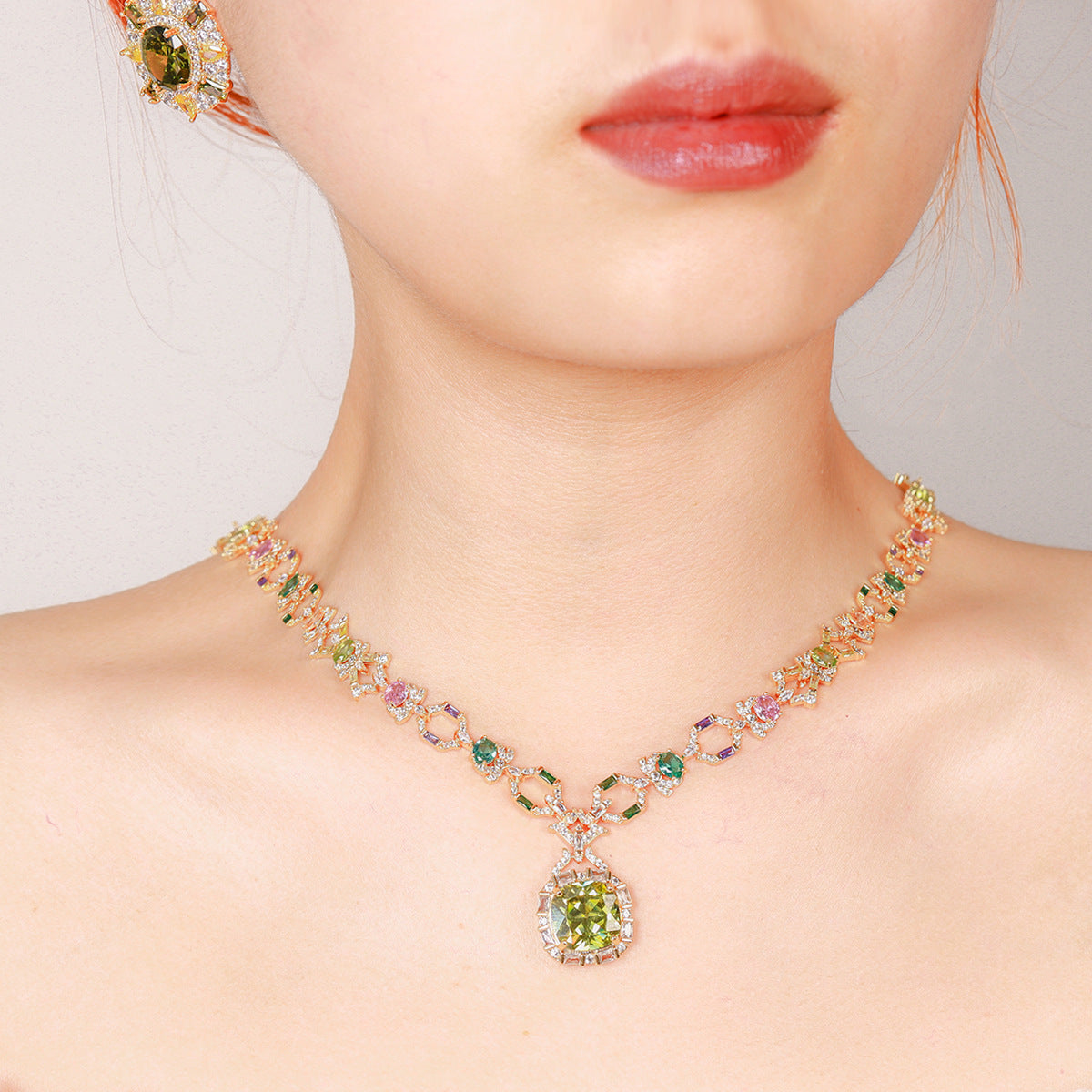 New floral-shaped jewelry set