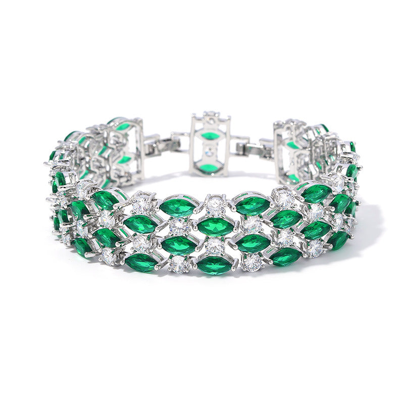 Best-selling crystal zirconia ladies' bracelet