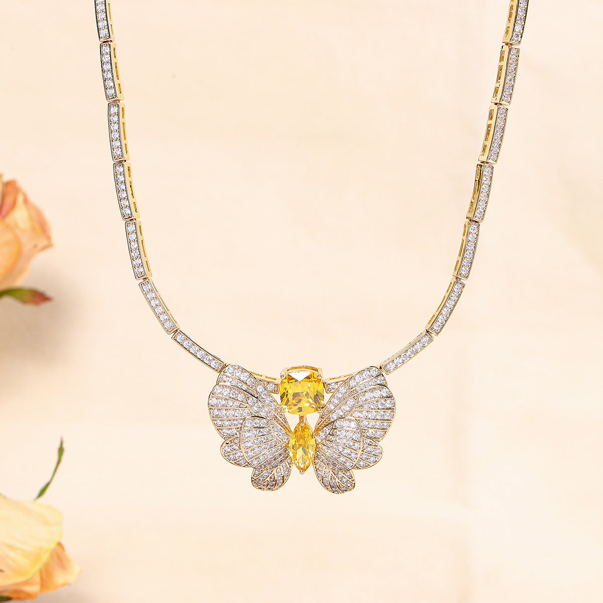 Star-studded butterfly design