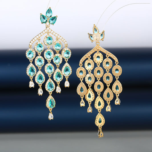 Floral-shaped earrings