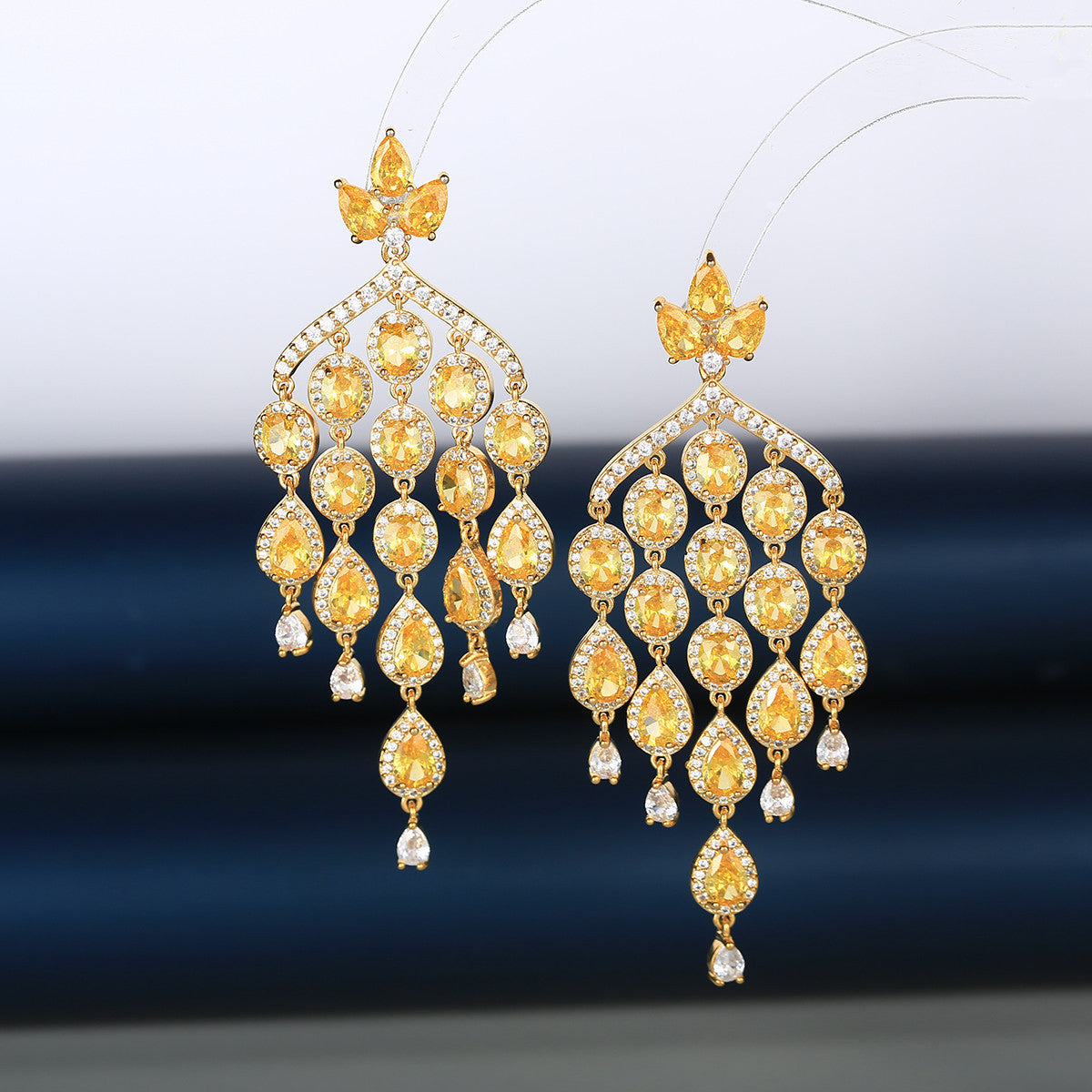 Floral-shaped earrings