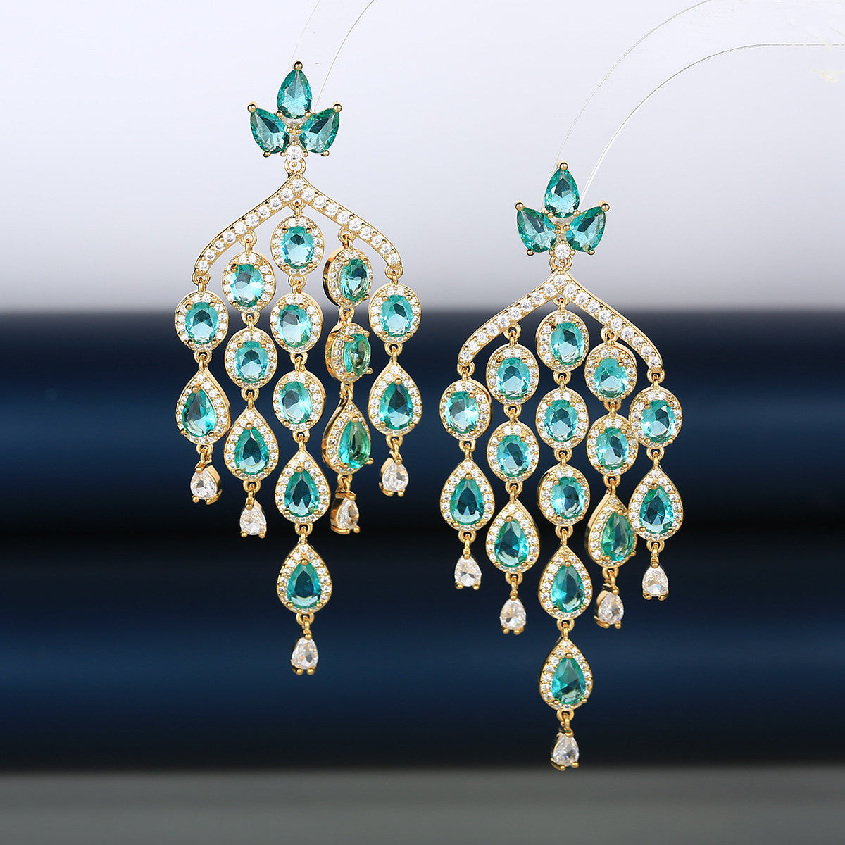 Floral-shaped earrings