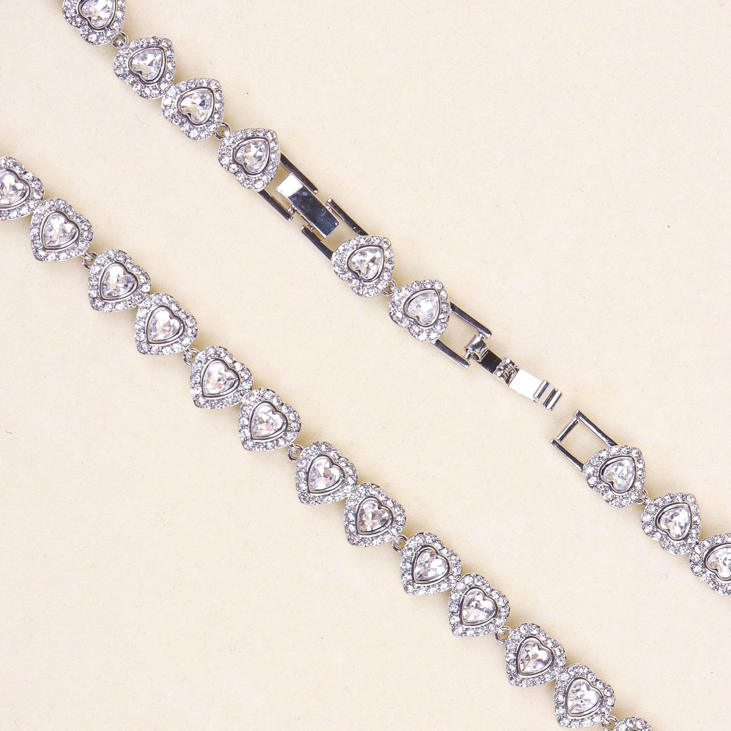 Luxury-Style Heart-shaped Jewelry Set