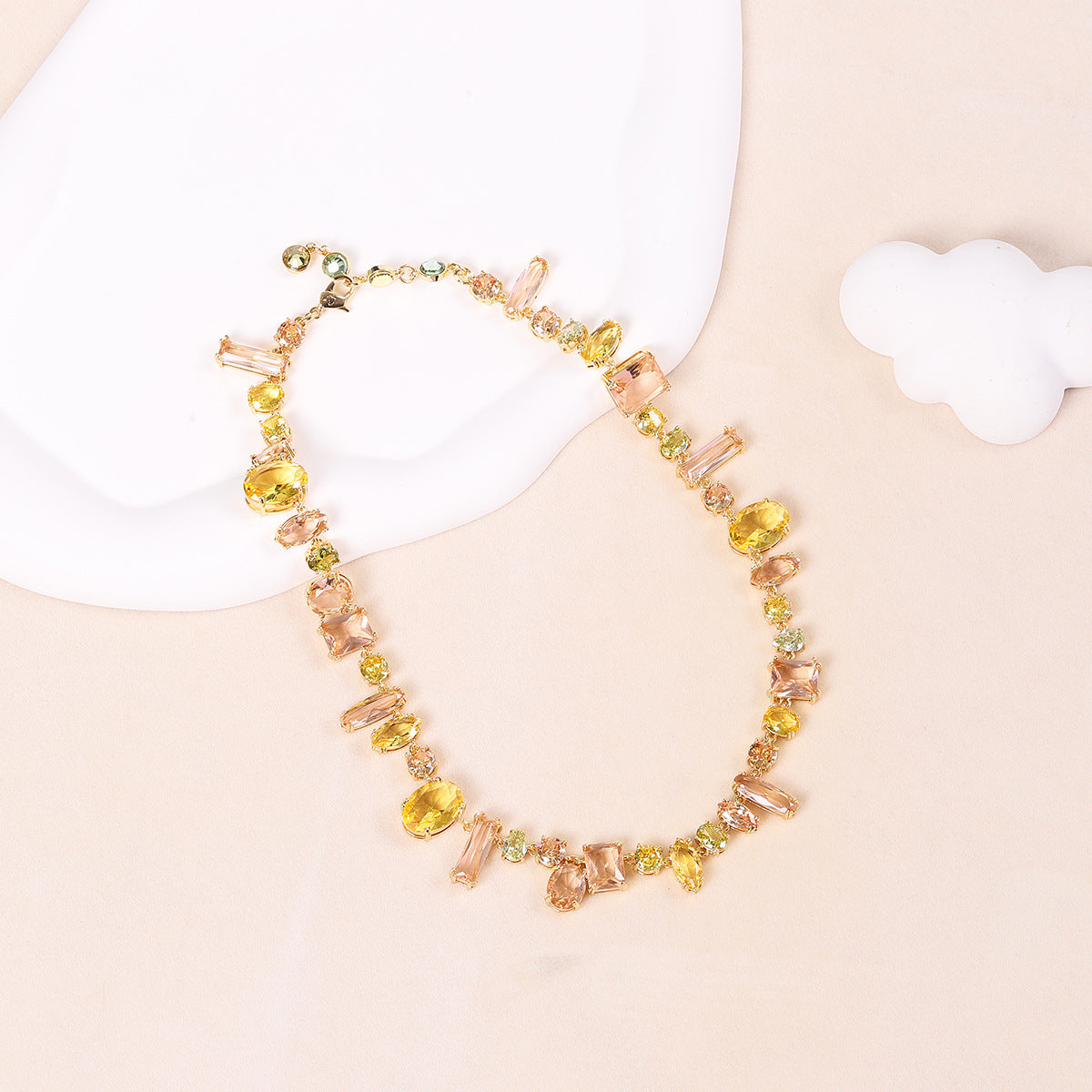 Luxury-Style Micro-set Zirconia Jewelry Set