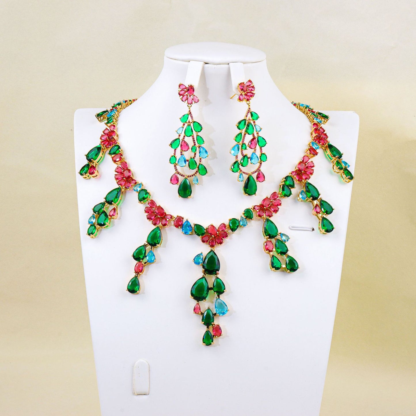 Luxurious Ultra-Shimmer Zirconia Jewelry Set