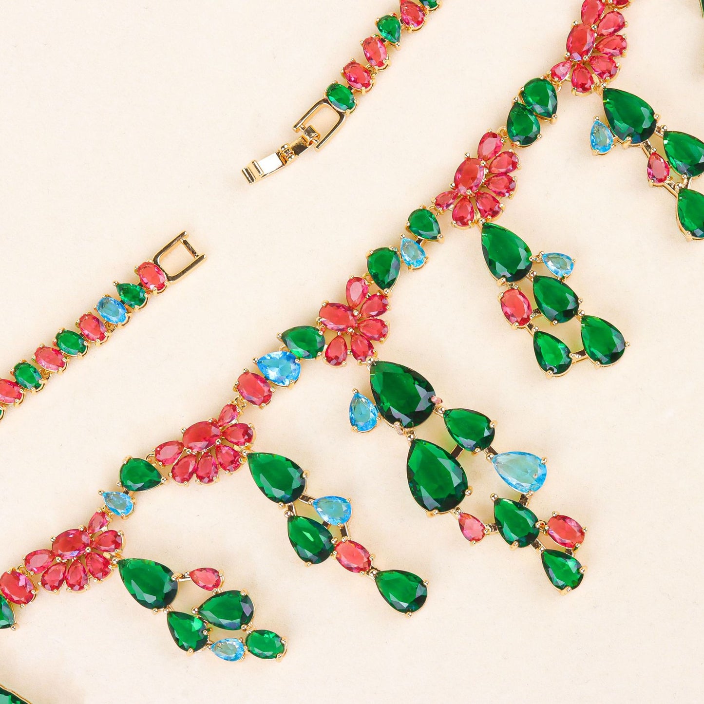 Luxurious Ultra-Shimmer Zirconia Jewelry Set