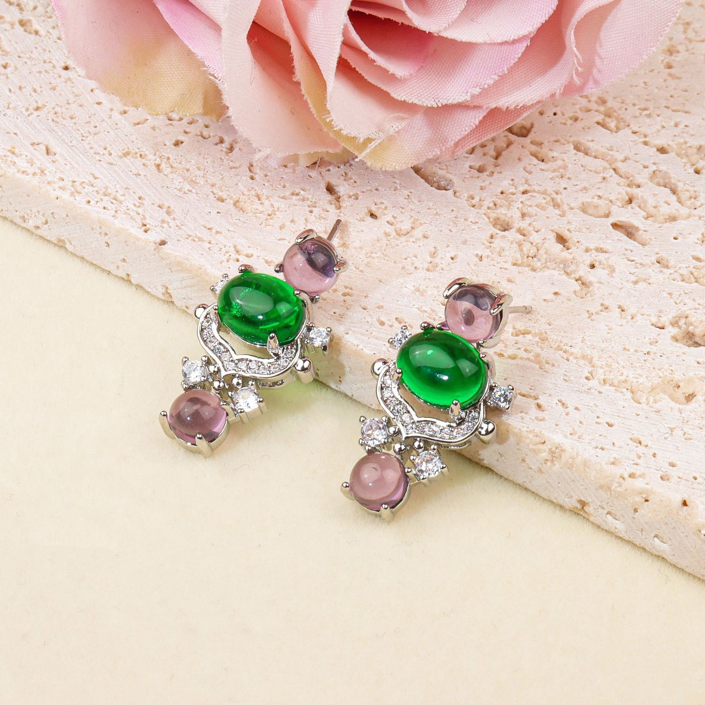 Set with diamonds jewelry set