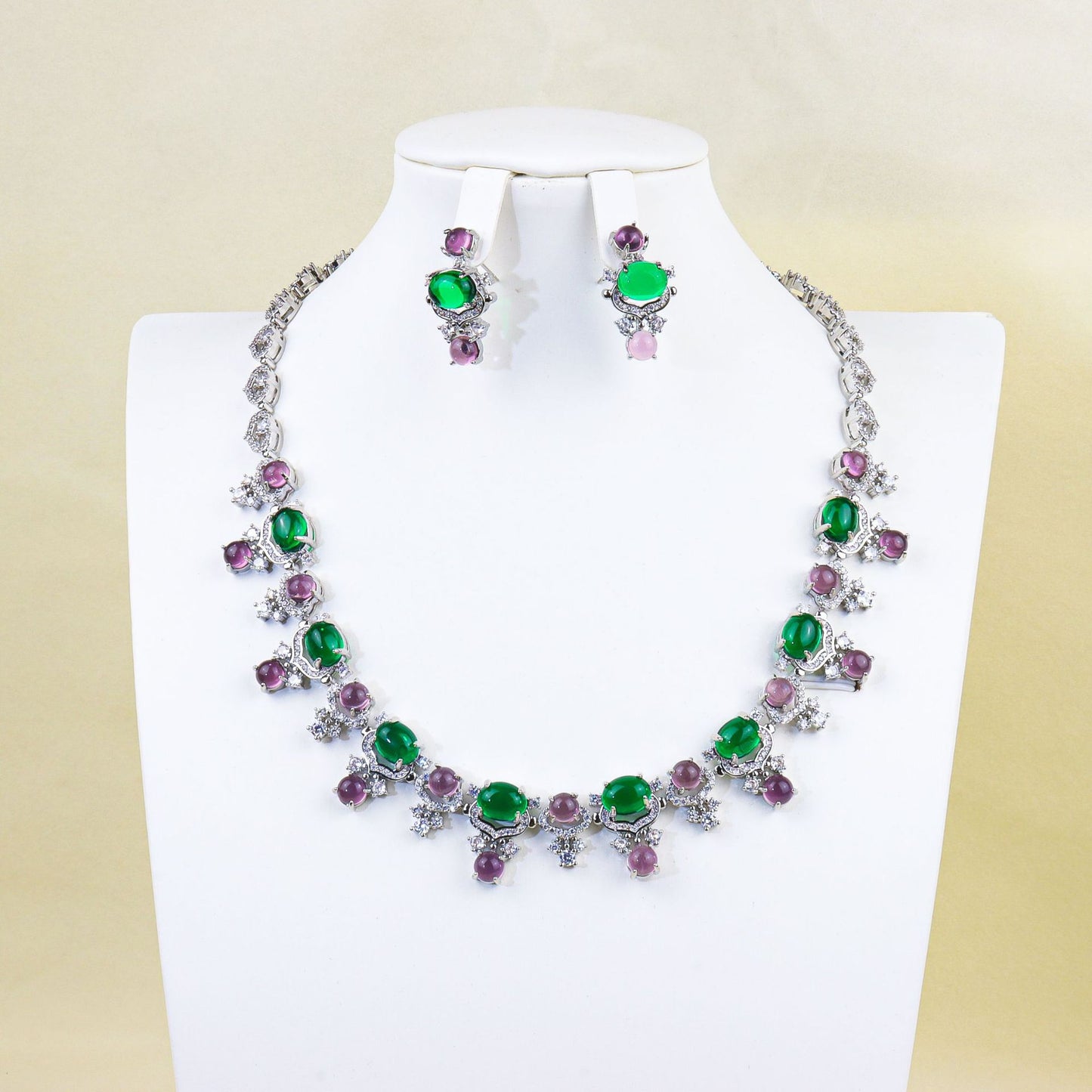 Set with diamonds jewelry set