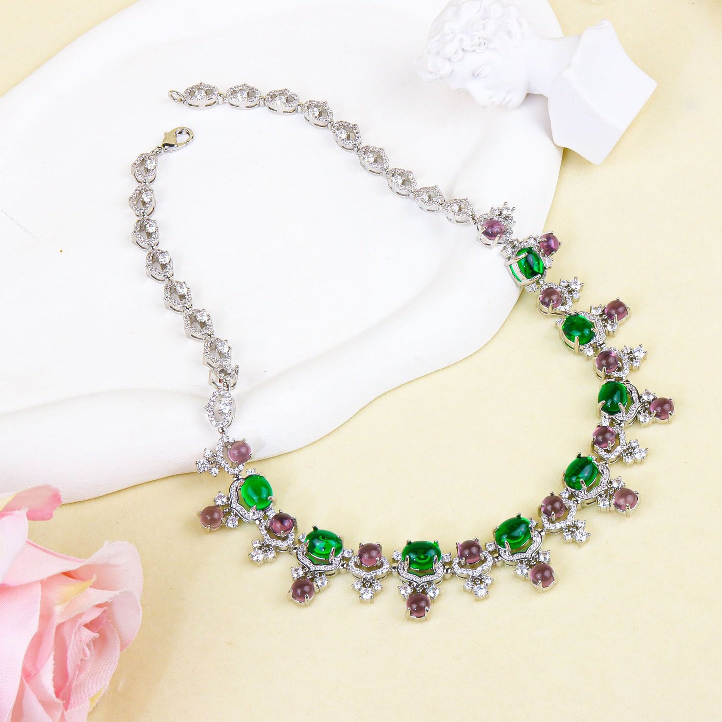 Set with diamonds jewelry set