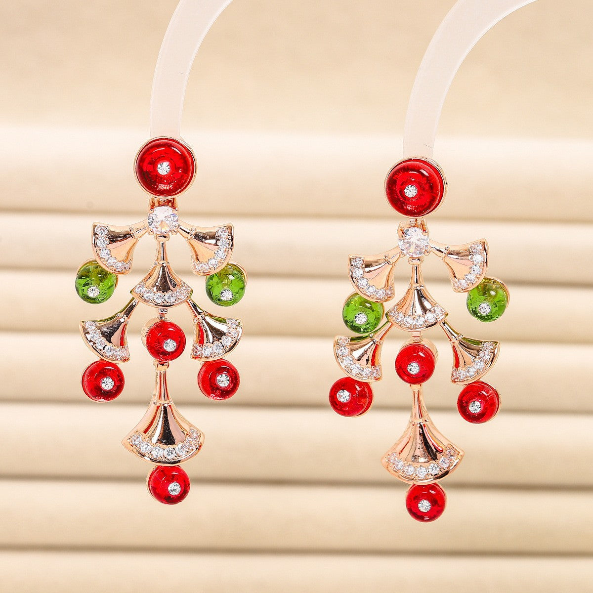 Luxury-Style Micro-set Zirconia Jewelry Set