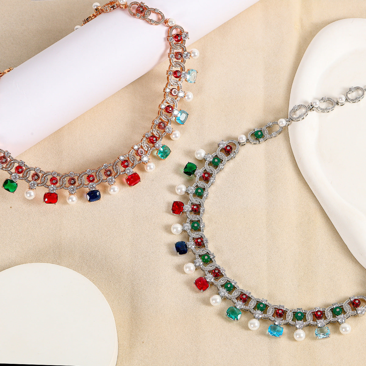 New color combination necklace