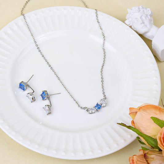 Fashion droplet-shaped jewelry set