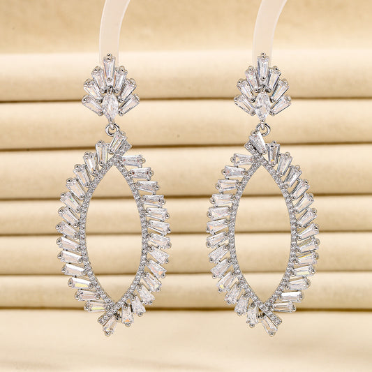 High-quality zirconia earrings