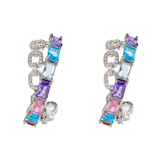 Irregular-shaped earrings