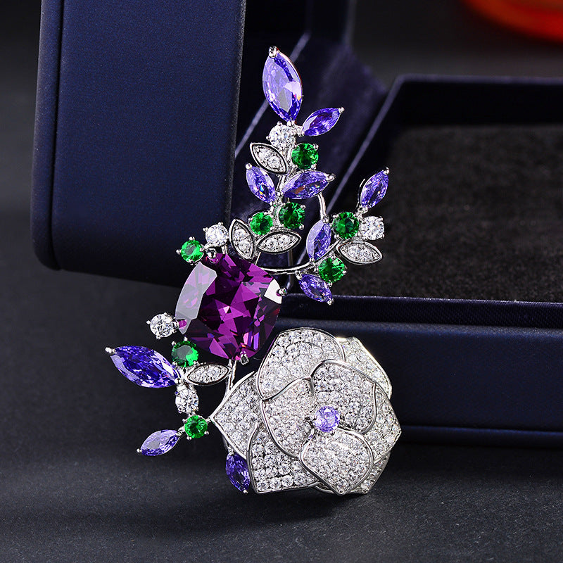 Fashion Peony Brooch