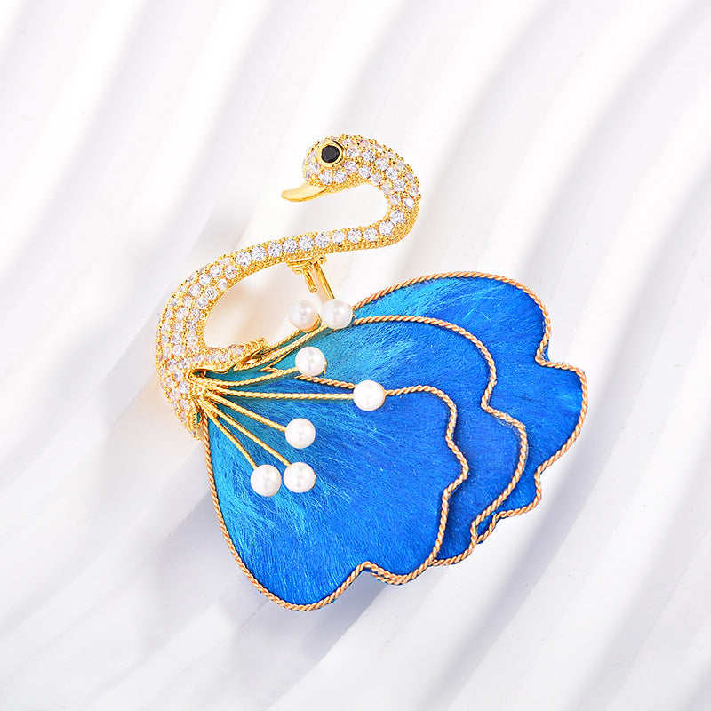 Swan Brooch