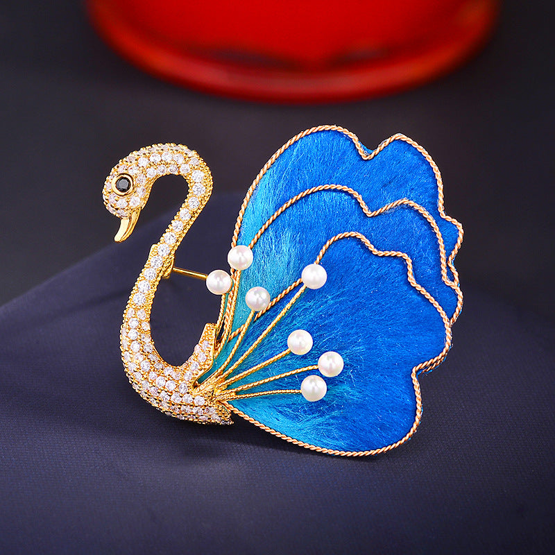 Swan Brooch