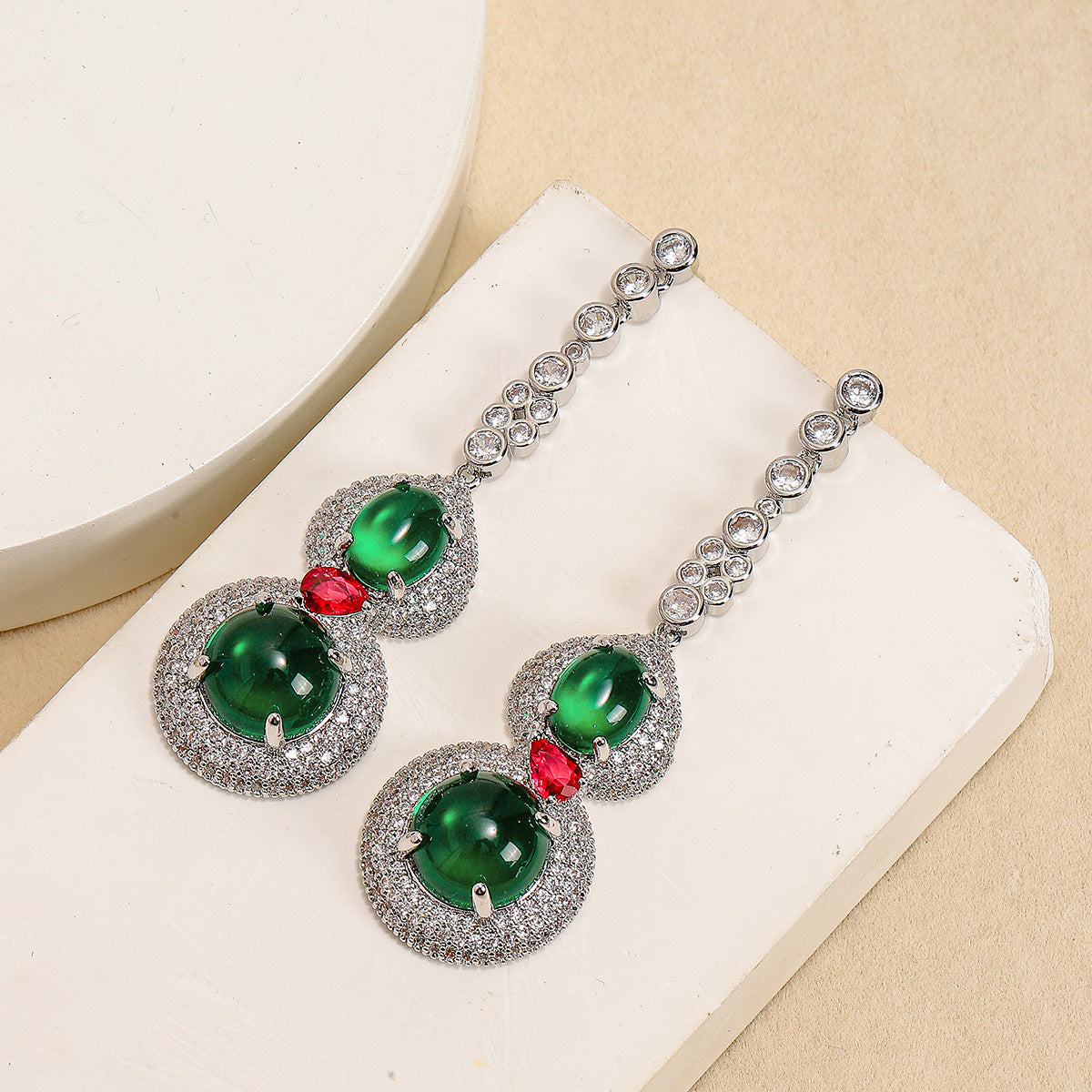 Long-style earrings