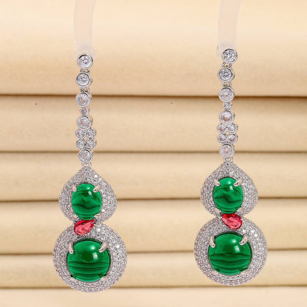 Long-style earrings