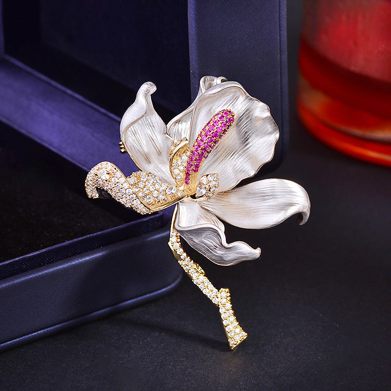 Jasmine flower Brooch