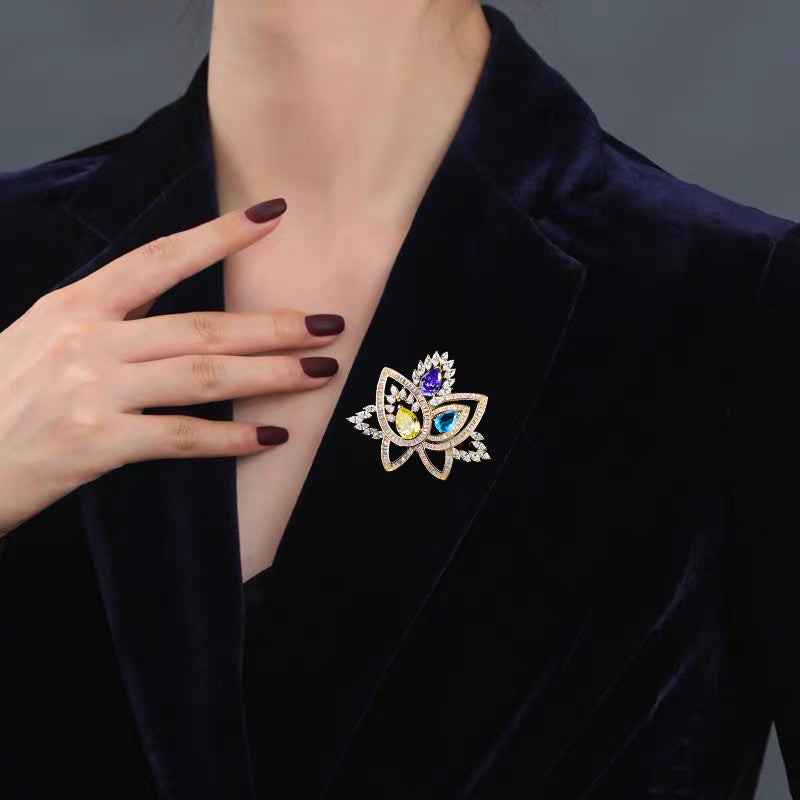 Elegant Flower Brooch