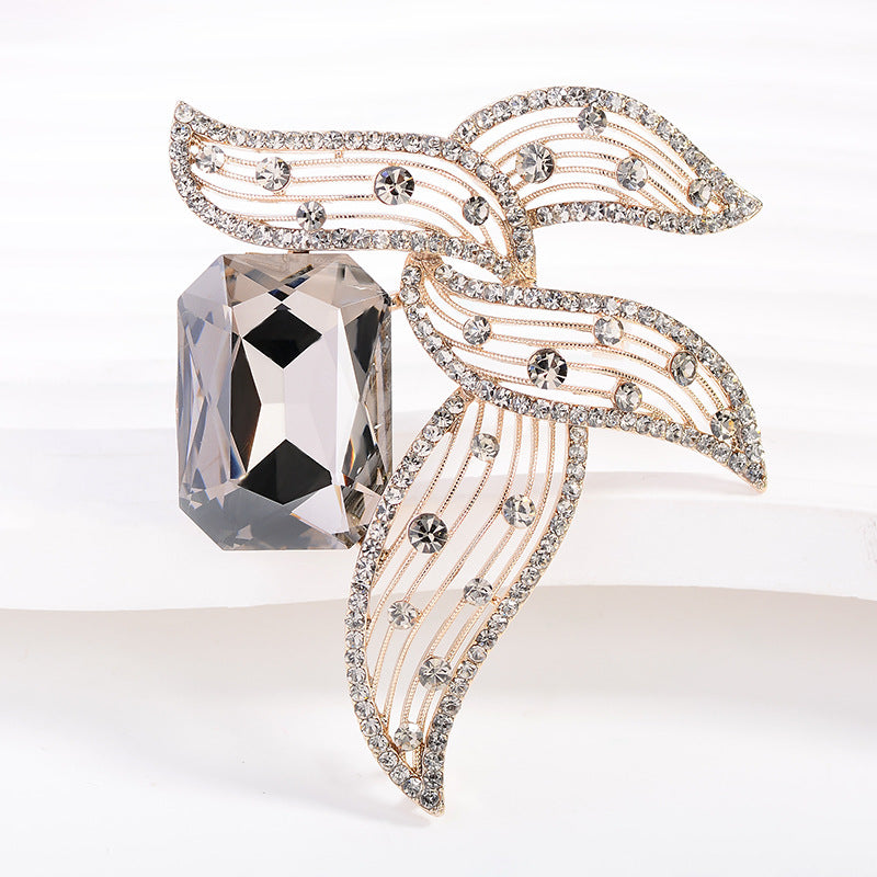 Crystal Brooch