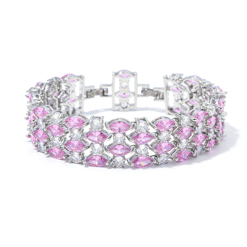 Best-selling crystal zirconia ladies' bracelet