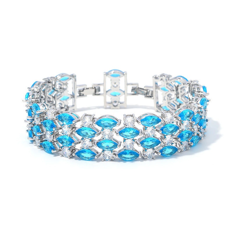 Best-selling crystal zirconia ladies' bracelet