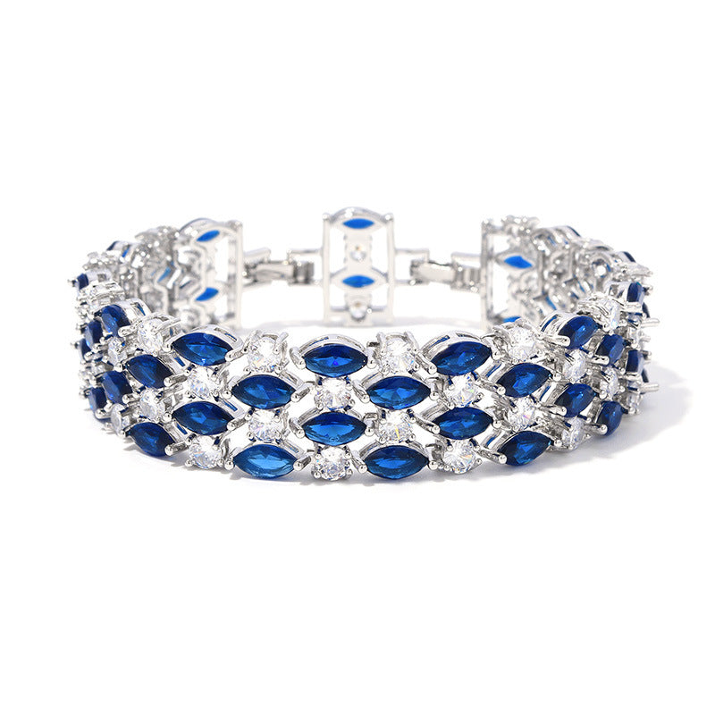 Best-selling crystal zirconia ladies' bracelet